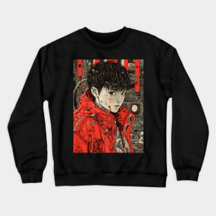 Akira Unleashed: Cyberpunk Masterpiece, Psychic Power Saga, and Fan Art Fusion Crewneck Sweatshirt